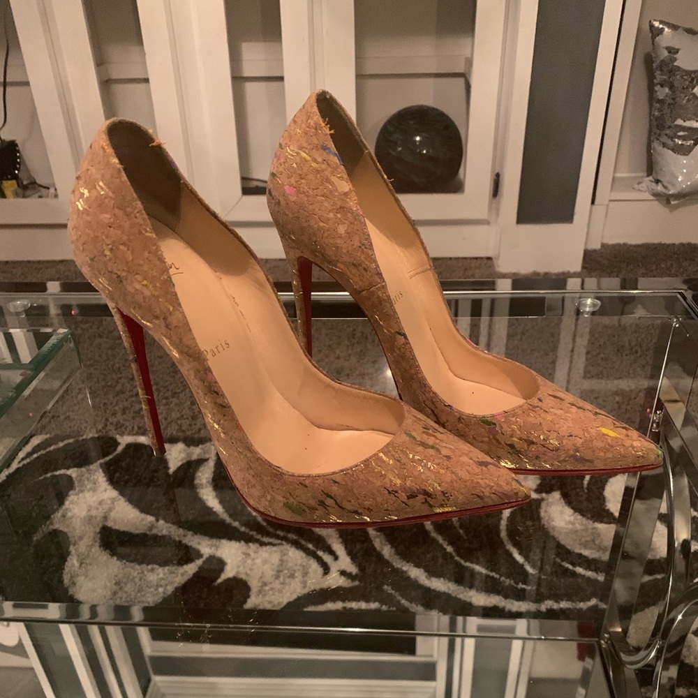 Authentic Christian Louboutin Cork Screw So Kate
